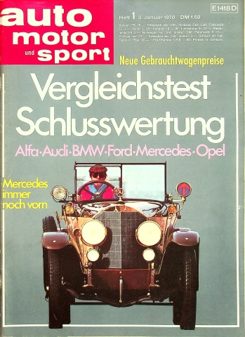 Deckblatt Auto Motor und Sport (01/1970)
